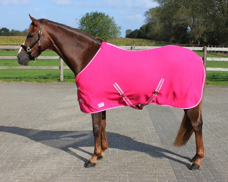 QHP Fleece dækken | Pink thumbnail