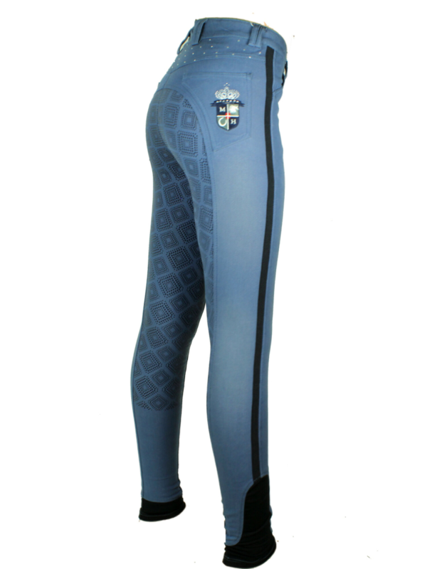 MH |Â Ridebuks "Equestrian Square" | Crystal denim thumbnail
