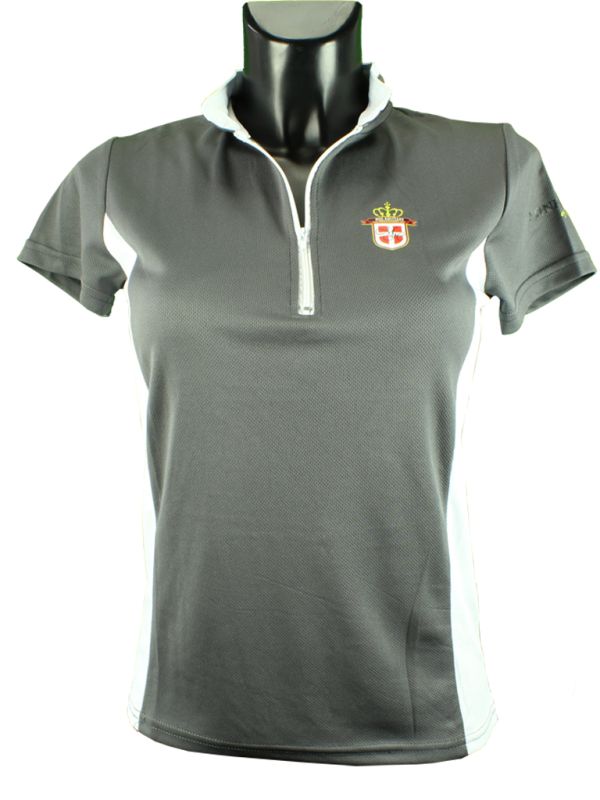 MH |Â Signature Zip t-Shirt, grå/hvid thumbnail
