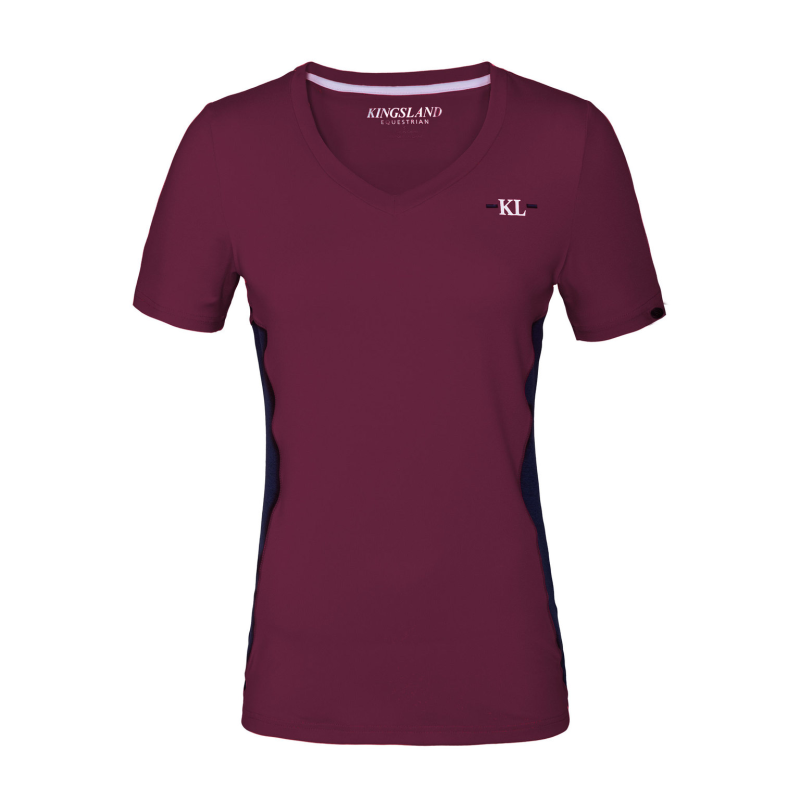 Kingsland T-shirt | Bordeaux | "JASLYN" thumbnail