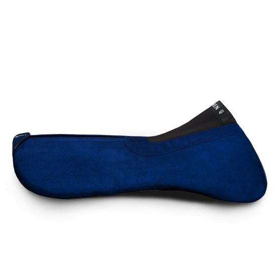Sadelpad_stødabsorberende_underlag_winderen_dressur_17"_10mm._blå