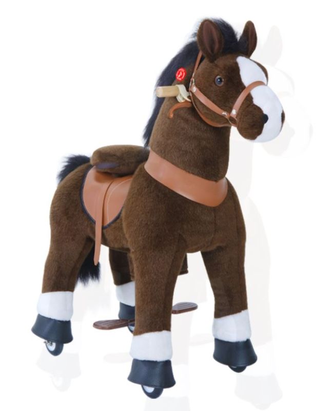 Pony Cycle lille model i brun med håndbremse