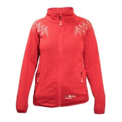 Karlslund "Reykur" fleece sweater i Rød