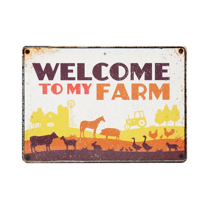 Skilt "Welcome to my farm" thumbnail