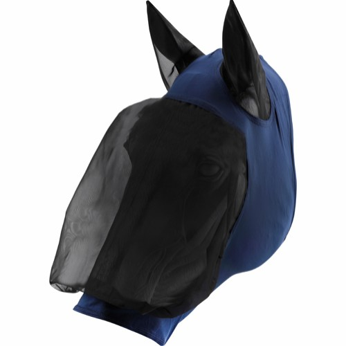 Fluemaske | Blå/Sort med lycra thumbnail