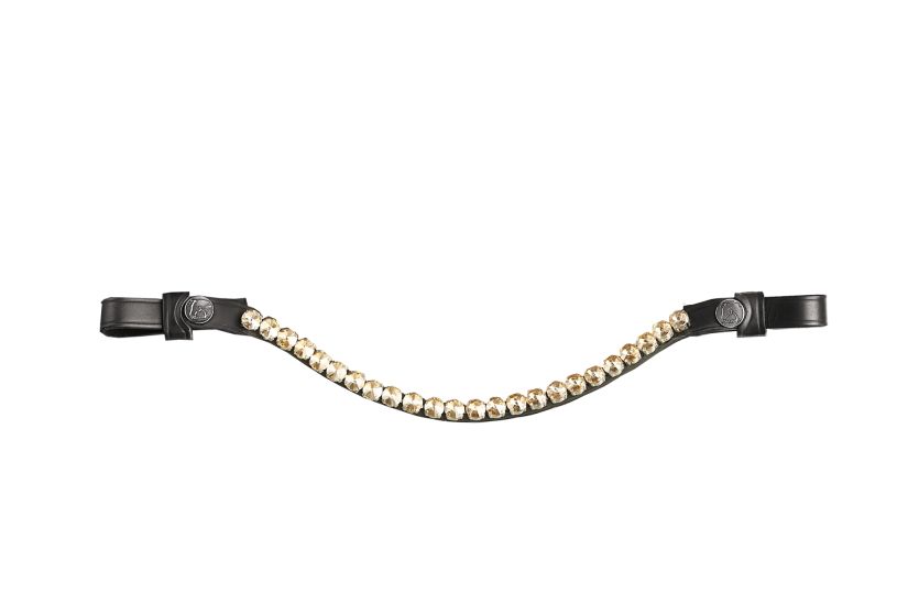 Finesse | Pandebånd med store sten | Champagne