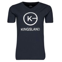Kingsland t-shirt navy med logo på brystet