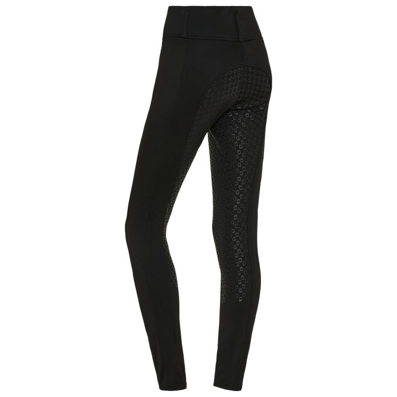Equipage vintertights til ridning sort front