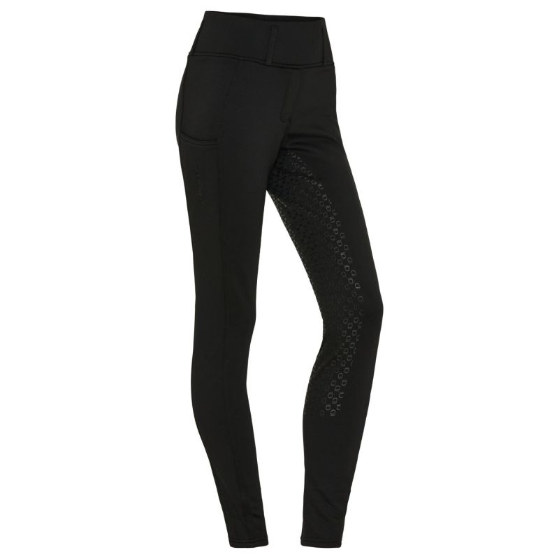 Equipage vintertights til ridning sort bag