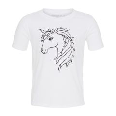 Mal selv t-shirt børn med hestemotiv