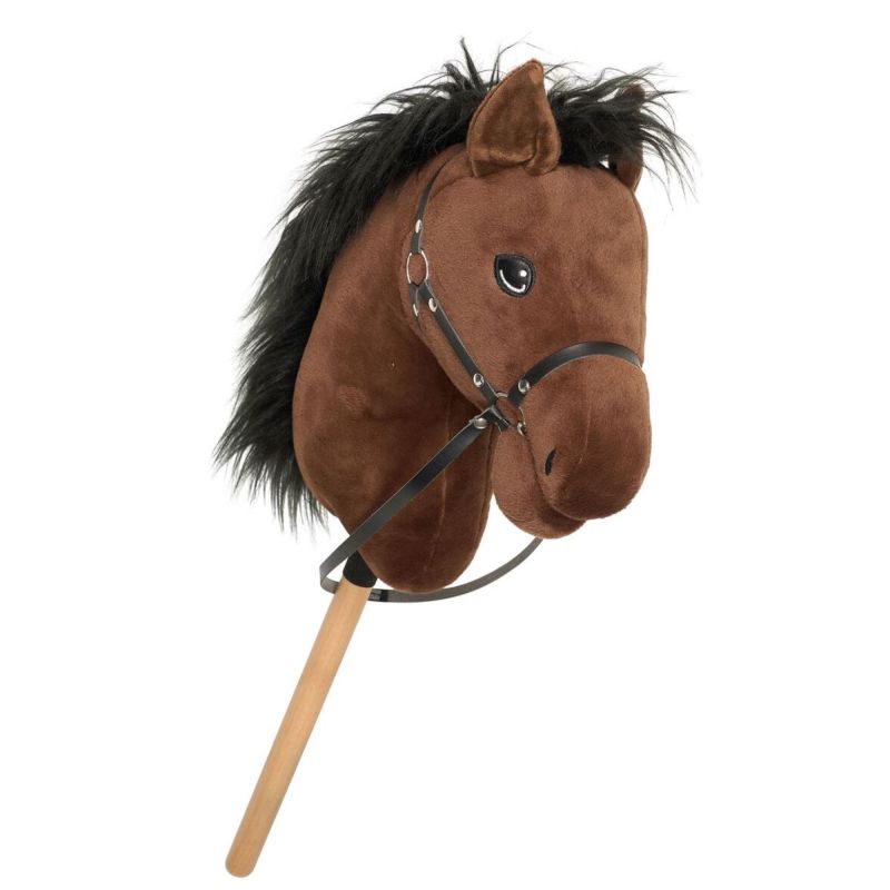 Kæphest i brun 75 cm.
