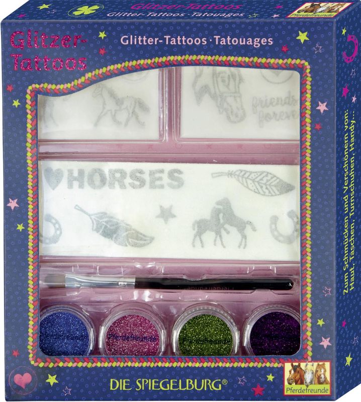 Glitter-Tattoos med hestemotiv thumbnail
